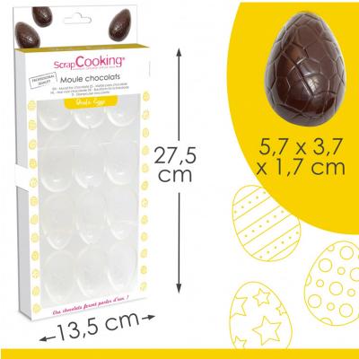 Molde para chocolate Huevos