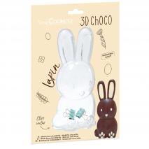 Molde para chocolate 3D Conejo