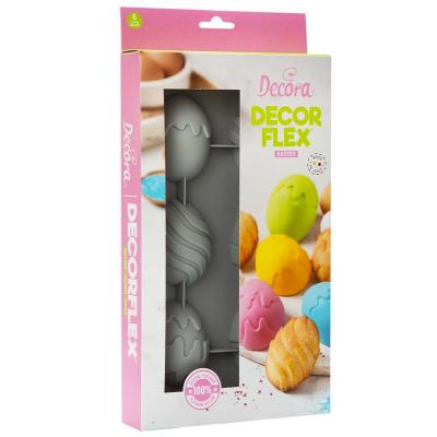 Molde silicona Huevos de Pascua 6 cav