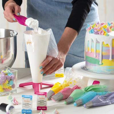 Juego 2 esp�tulas masas pasteler�a magenta