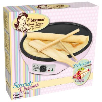 Crepera el�ctrica rosa Bestron