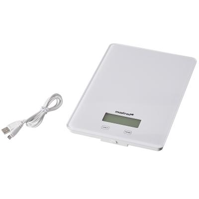 Balanza de cocina recargable USB 15 Kg