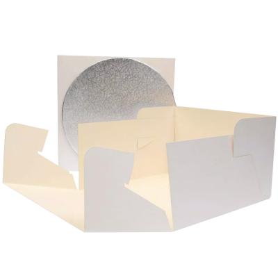 Caja para pasteles y base 3mm 25x25x15 cm