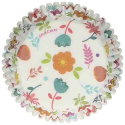 Papel cupcakes x48 Floral