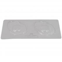 Molde Mona Pascua chocolate Huevo frito x2