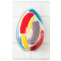 Molde policarbonato chocolate Huevo base plana 250