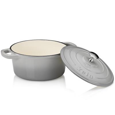 Cazuela hierro fundido esmaltada con tapa