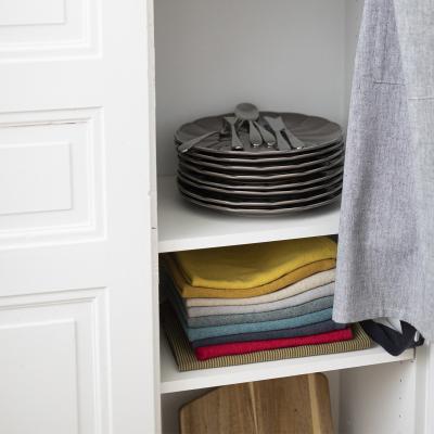 Toalla de cocina Curl 100% algodn con anilla papr