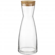 Jarra cristal con tapn corcho 1 L
