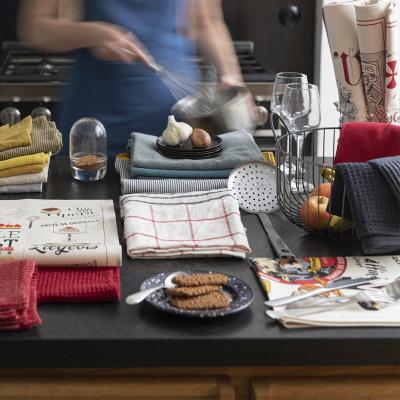 Pa�o de cocina nido de abeja 100% algod�n Bi merm.