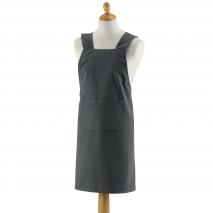 Delantal algodn reciclado Gen nippon gris
