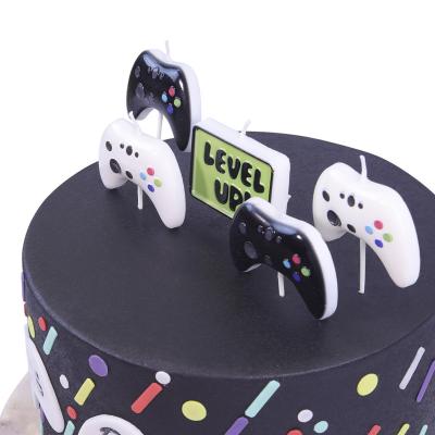 Set de 5 velas cumpleaos 3D Gamer