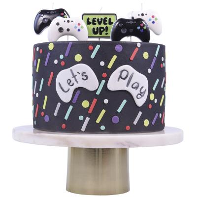 Set de 5 velas cumpleaos 3D Gamer