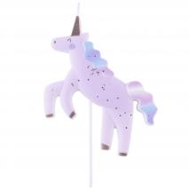 Vela topper Unicornio