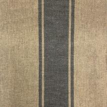 Mantel resinado lino Cala Jondal raya gris