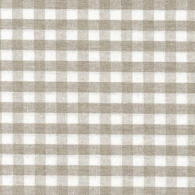 Mantel resinado redondo 140 cm Vichy blanco