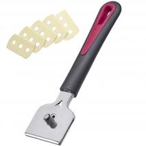 Rasqueta limpia placa vitro + 5 hojas