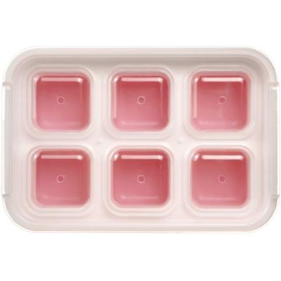 Moldes 6 cubitos XL para caldo con tapa