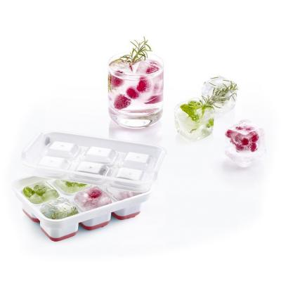 Moldes 6 cubitos XL para caldo con tapa