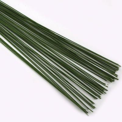 Set 50 alambres para flores calibre 22 verde oliva