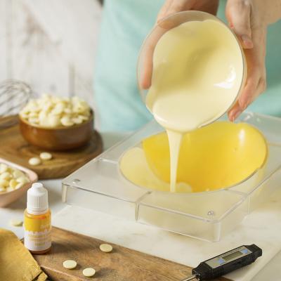 Set 2 molde policarbonato chocolate Huevo Dec 250g