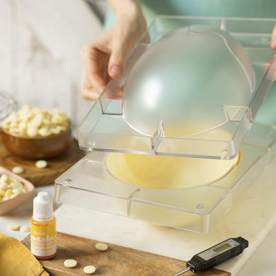 Set 2 molde policarbonato chocolate Huevo Dec 250g