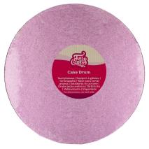 Base pasteles redonda 25 cm Rosa