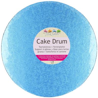 Base pasteles redonda 30 cm Azul
