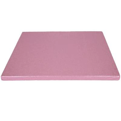 Base pasteles cuadrada 30,5x30,5x1 cm Rosa