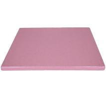 Base pasteles cuadrada 30,5x30,5x1 cm Rosa