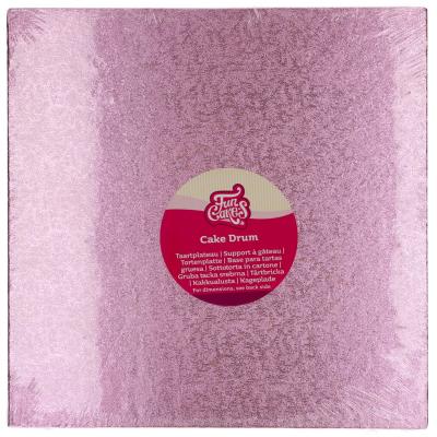 Base pasteles cuadrada 30,5x30,5x1 cm Rosa