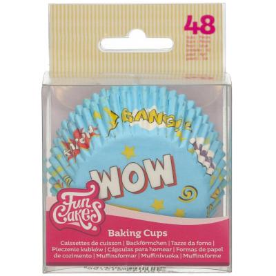 Papel cupcakes x48 Sper Hroes