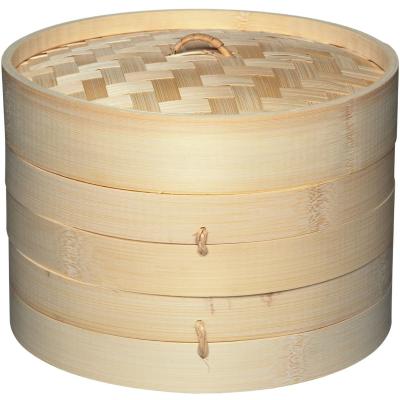 Vaporera bambú 2 pisos Oriental 20 cm