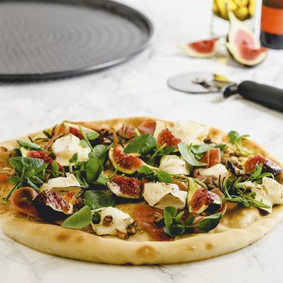 Molde para pizza crujiente agujereado 32 cm