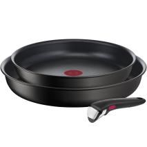 Set 2 sartenes 22-26 cm Ingenio Tefal y mango