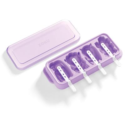 Molde 4 helados Monstruos Zoku