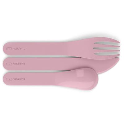 Juego 3 cubiertos infantil fiambrera Monbento