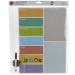 Pizarra nevera iman Week Planner con rotulador
