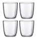 4 vasos bodum Kvadrant vino 200 ml