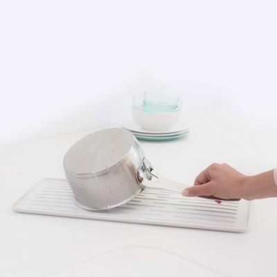 Escurreplatos compacto Sinkside gris claro