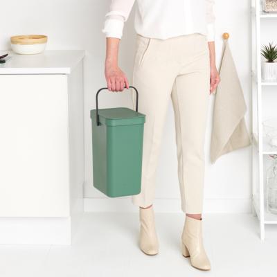 Cubo reciclaje Sort&Go verde