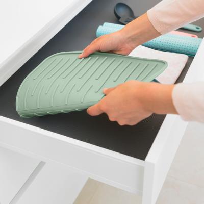 Escurreplatos silicona con salida de agua jade