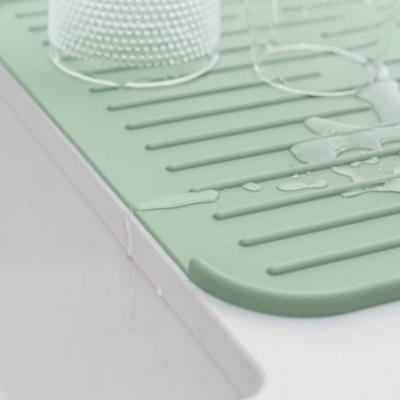 Escurreplatos silicona con salida de agua jade
