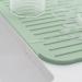 Escurreplatos silicona con salida de agua jade
