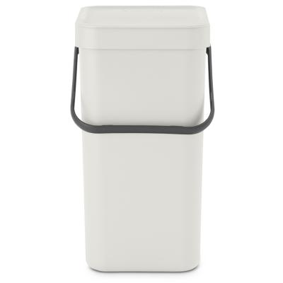 Cubo reciclaje Sort&Go gris claro