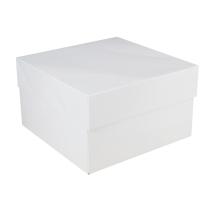 Caixa per a pastissos blanca