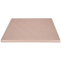 Base pasteles cuadrada 30,5x30,5x1 cm Oro rosado