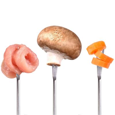 Set Fondue hierro fundido Rosso base madera 1,2 L