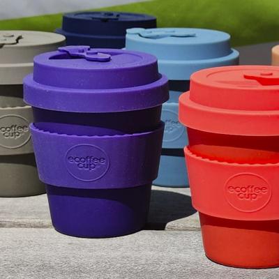 Taza con tapa Ecoffee PLA 240 ml Fires