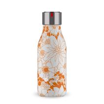 Botella trmica UP 280 ml Flor naranja